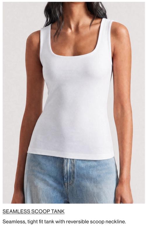 SHOP THE SEAMLES SCOOP TANK