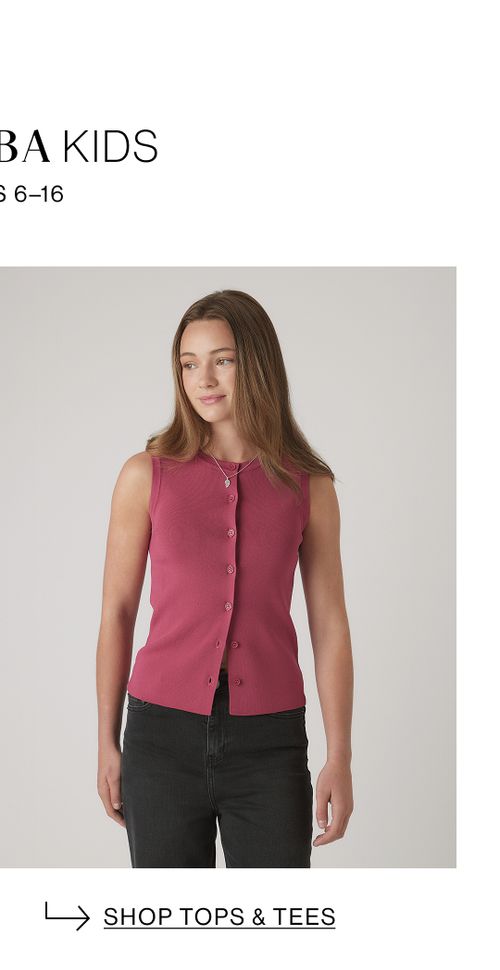 Kid in pink button up top