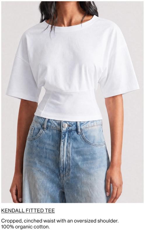 SHOP THE KENDALL FITTED TEE