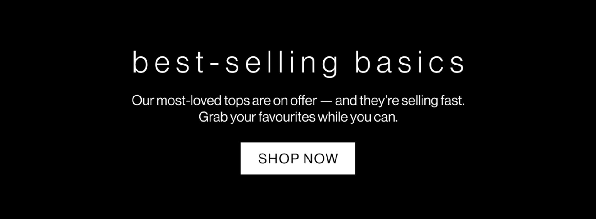 BANNER WITH SALE MESSAGE