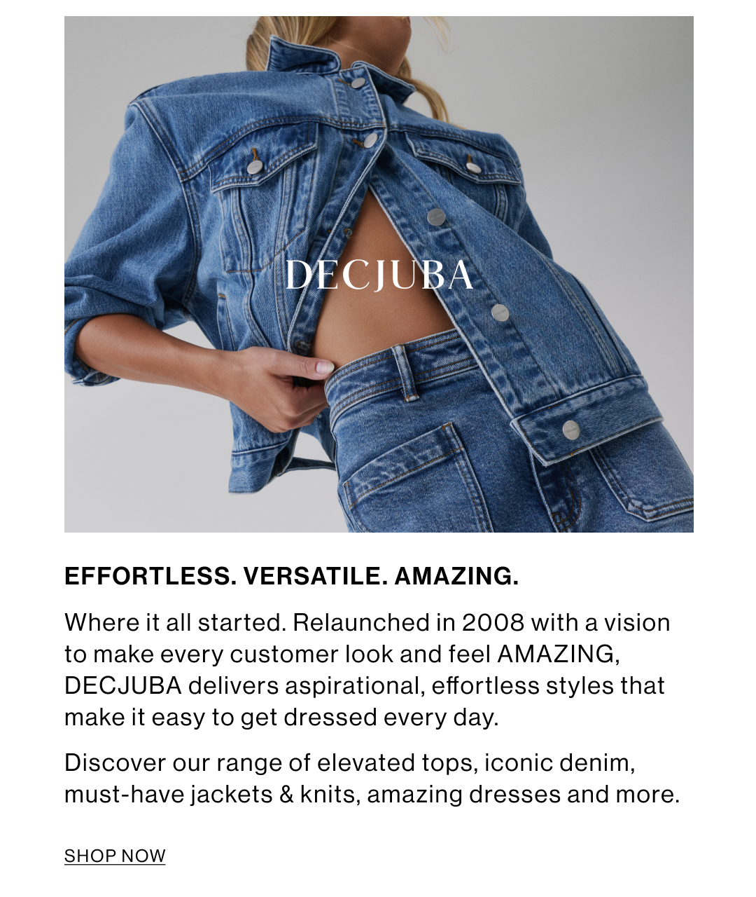 Decjuba Our Story