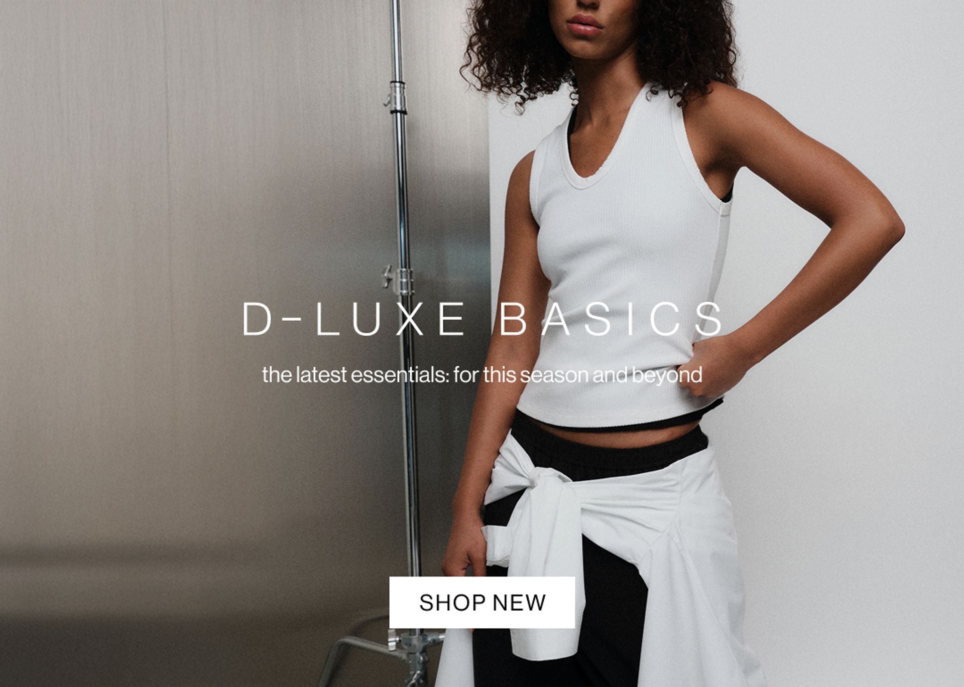 D-Luxe Basics white top 