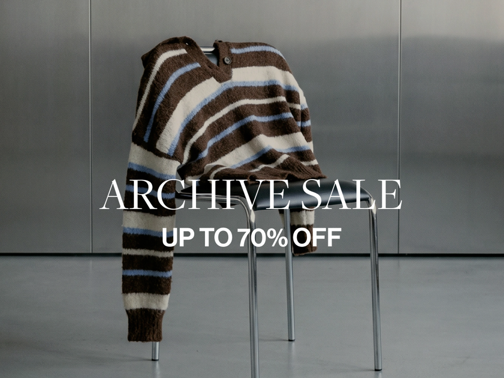 ARCHIVE SALE UP TO 70% OFF HERO