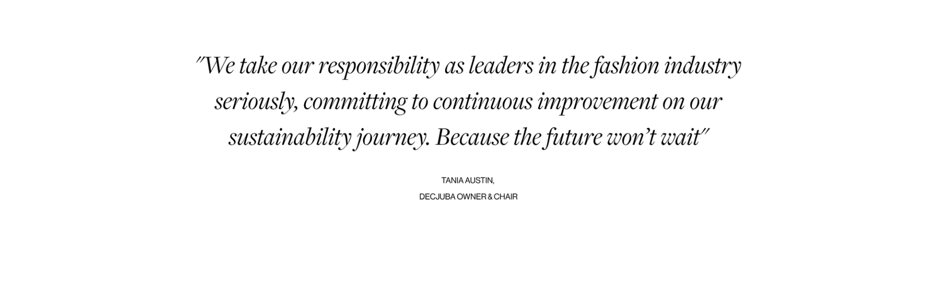 DECJUBA Future | Tania Austin