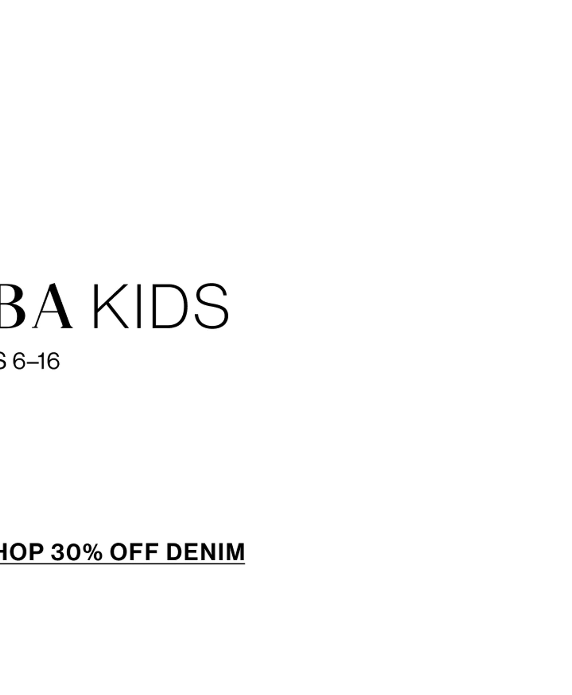 30% off denim