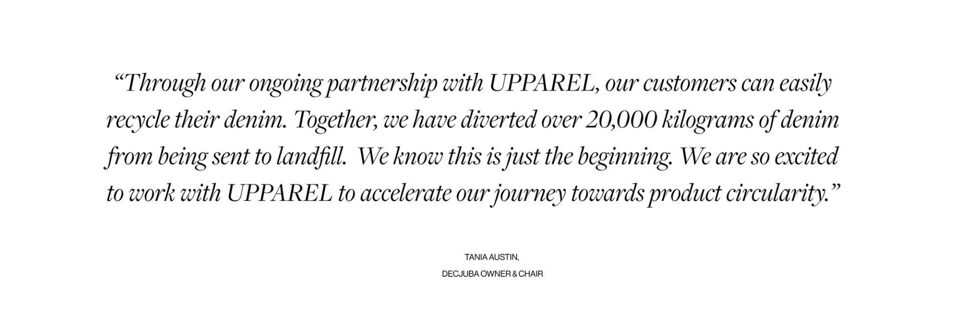 DECJUBA X UPPAREL