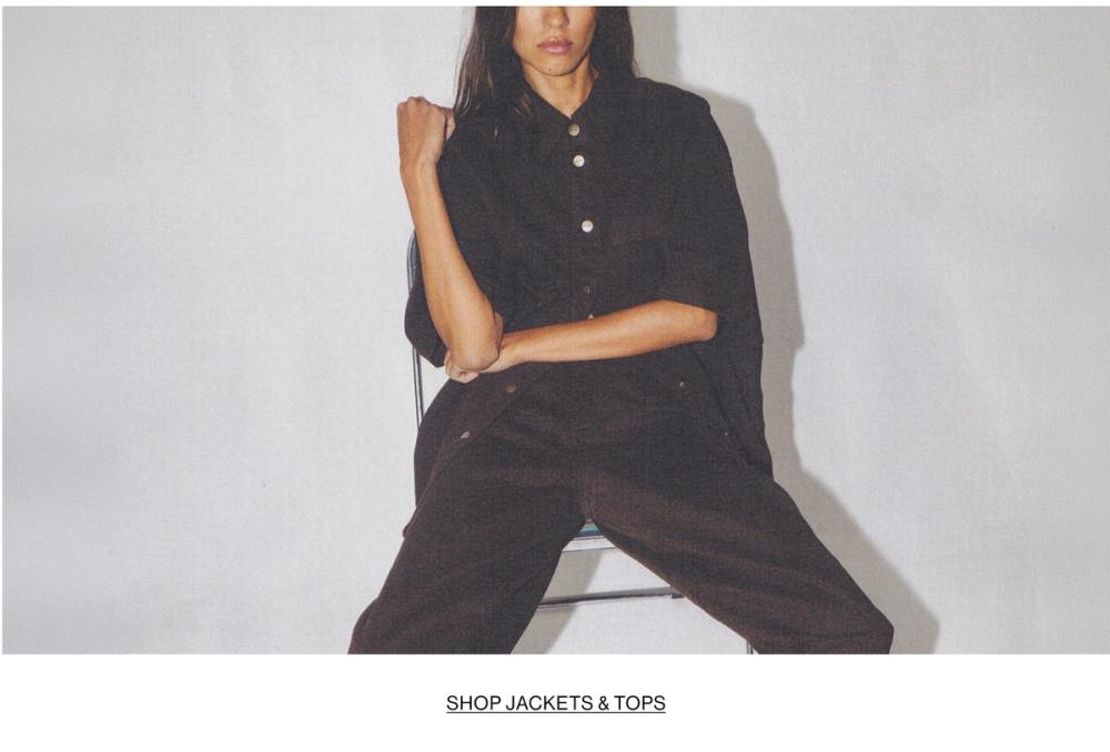 SHOP DENIM JACKET AND TOPS