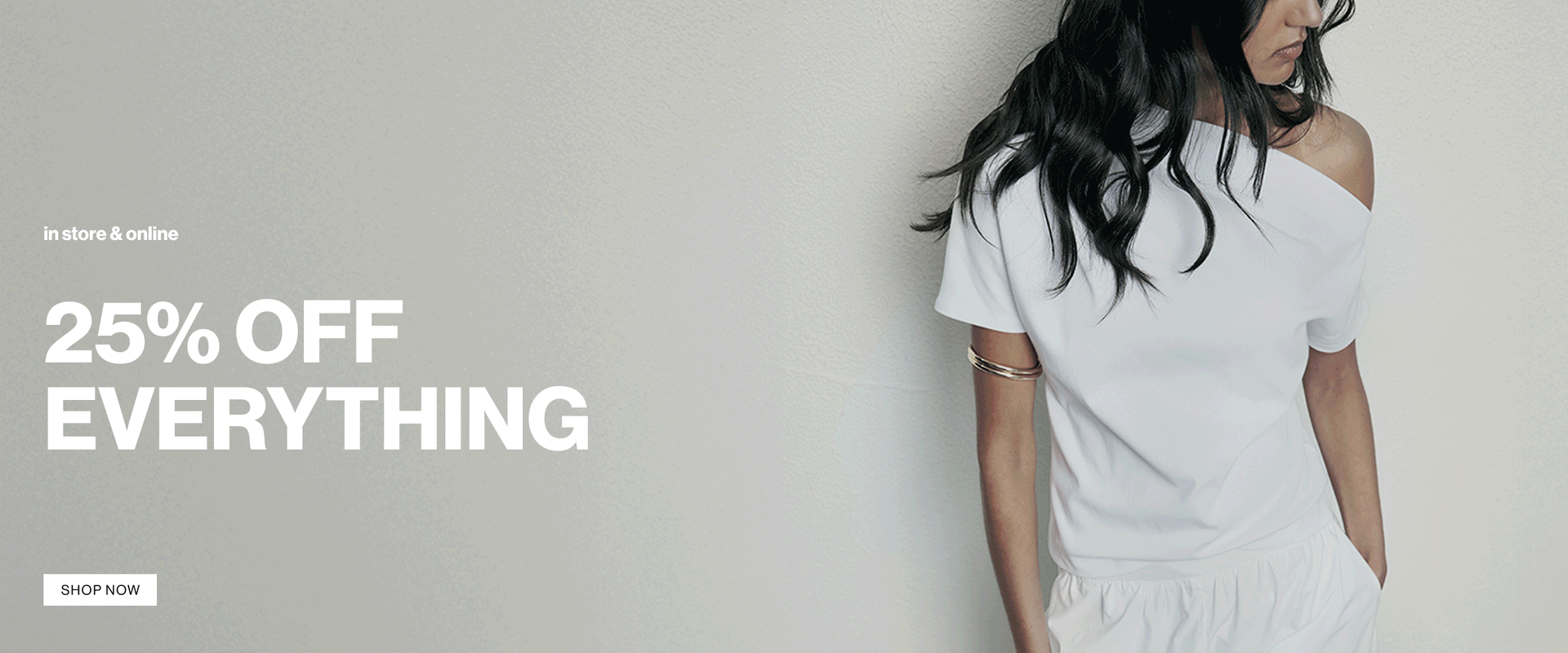 Multiple fashion images with promo offer 