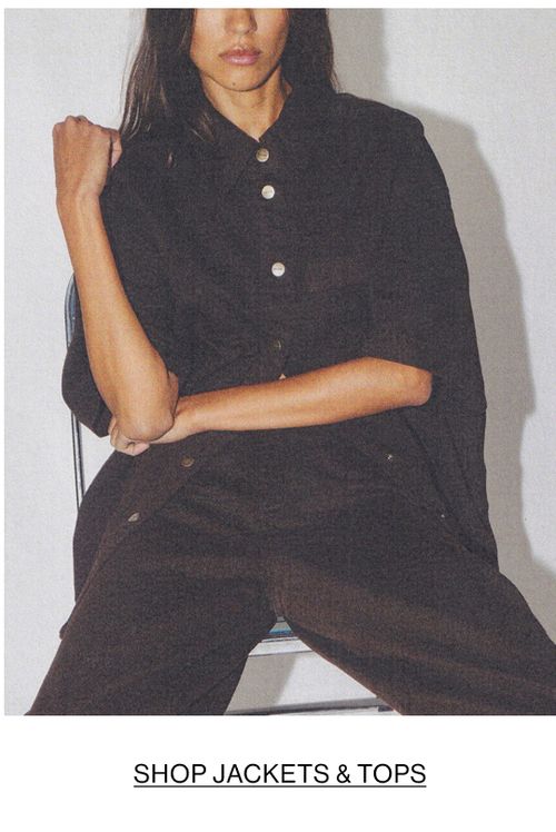 SHOP DENIM JACKET AND TOPS