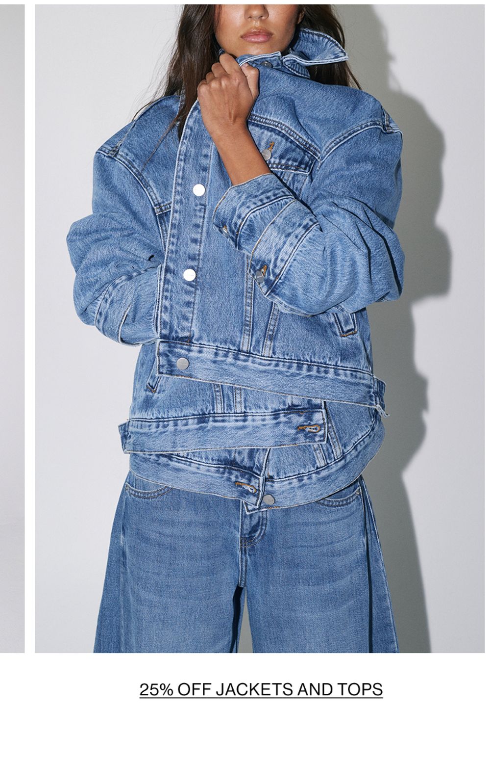 SHOP DENIM JACKETS AND TOPS