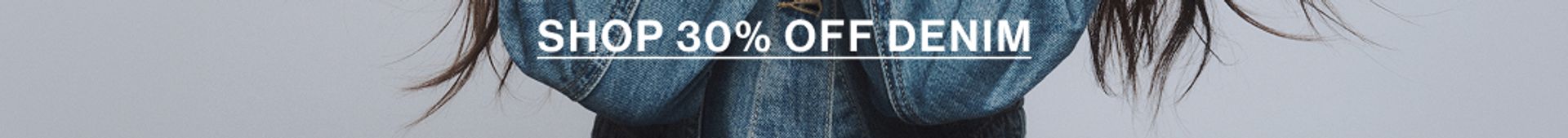 30% off denim