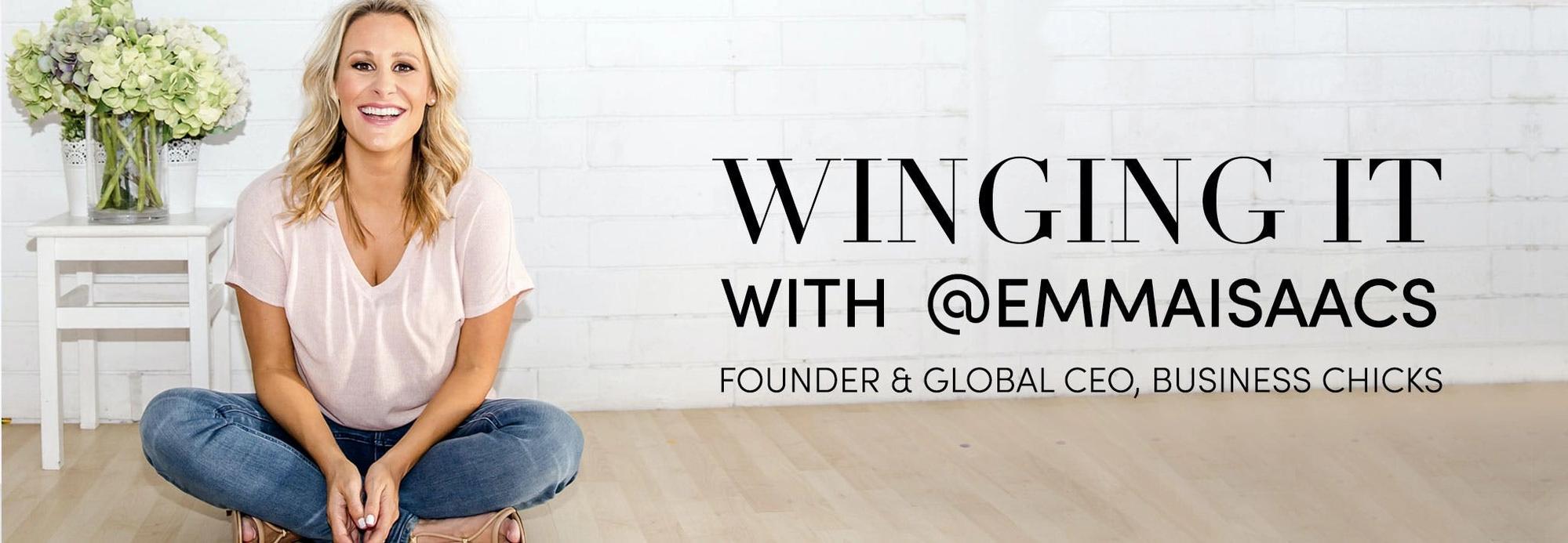 Winging it with @emmaisaacs
