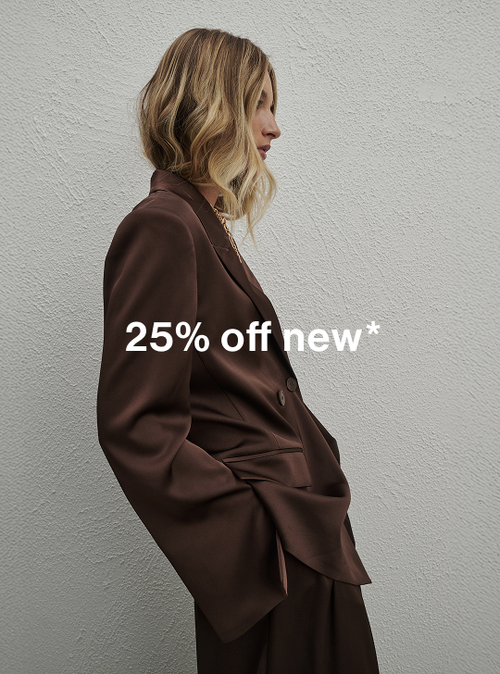 Image of suit with new arrivals message