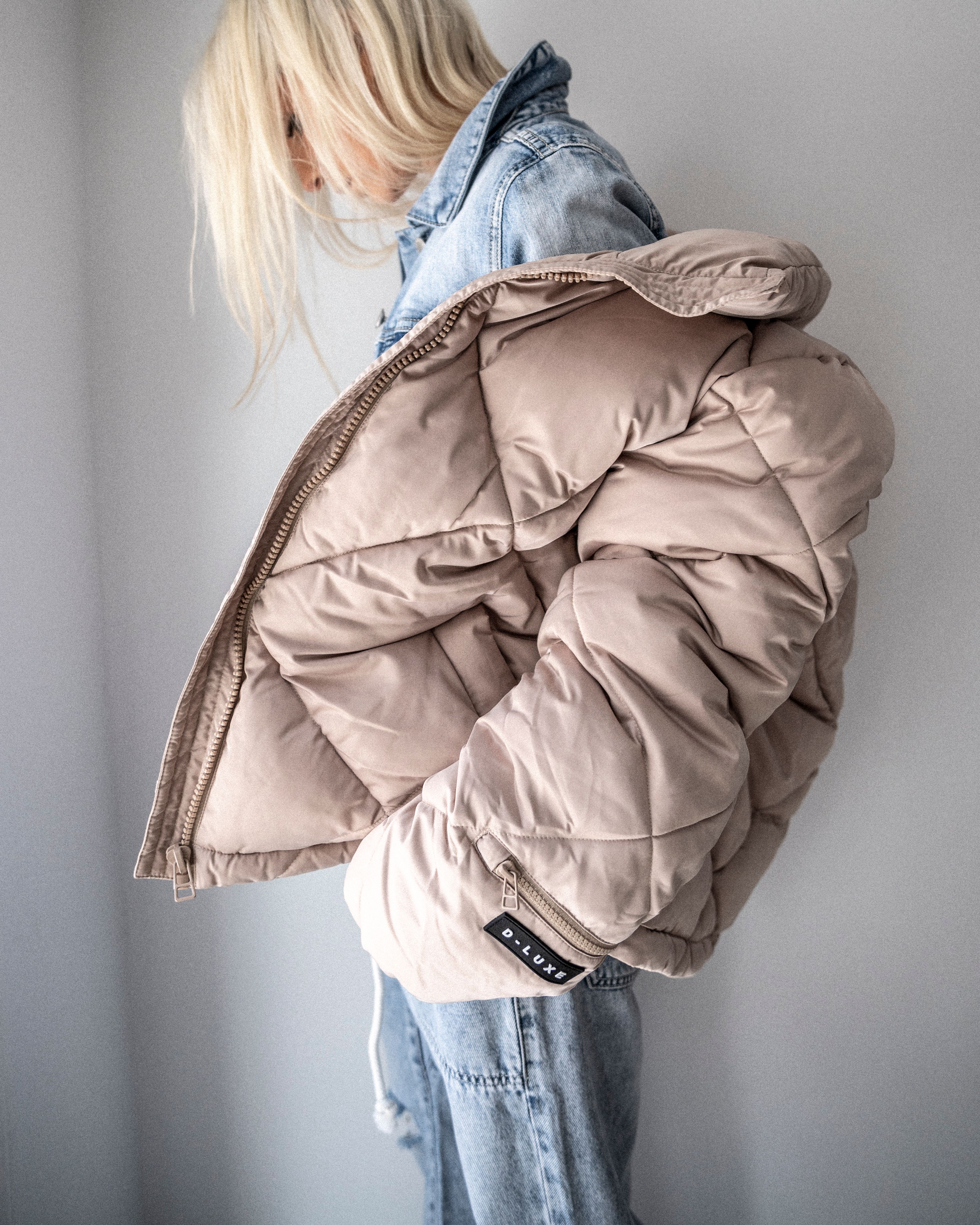 D-Luxe Ripped Relax Jean — Powder Blue 