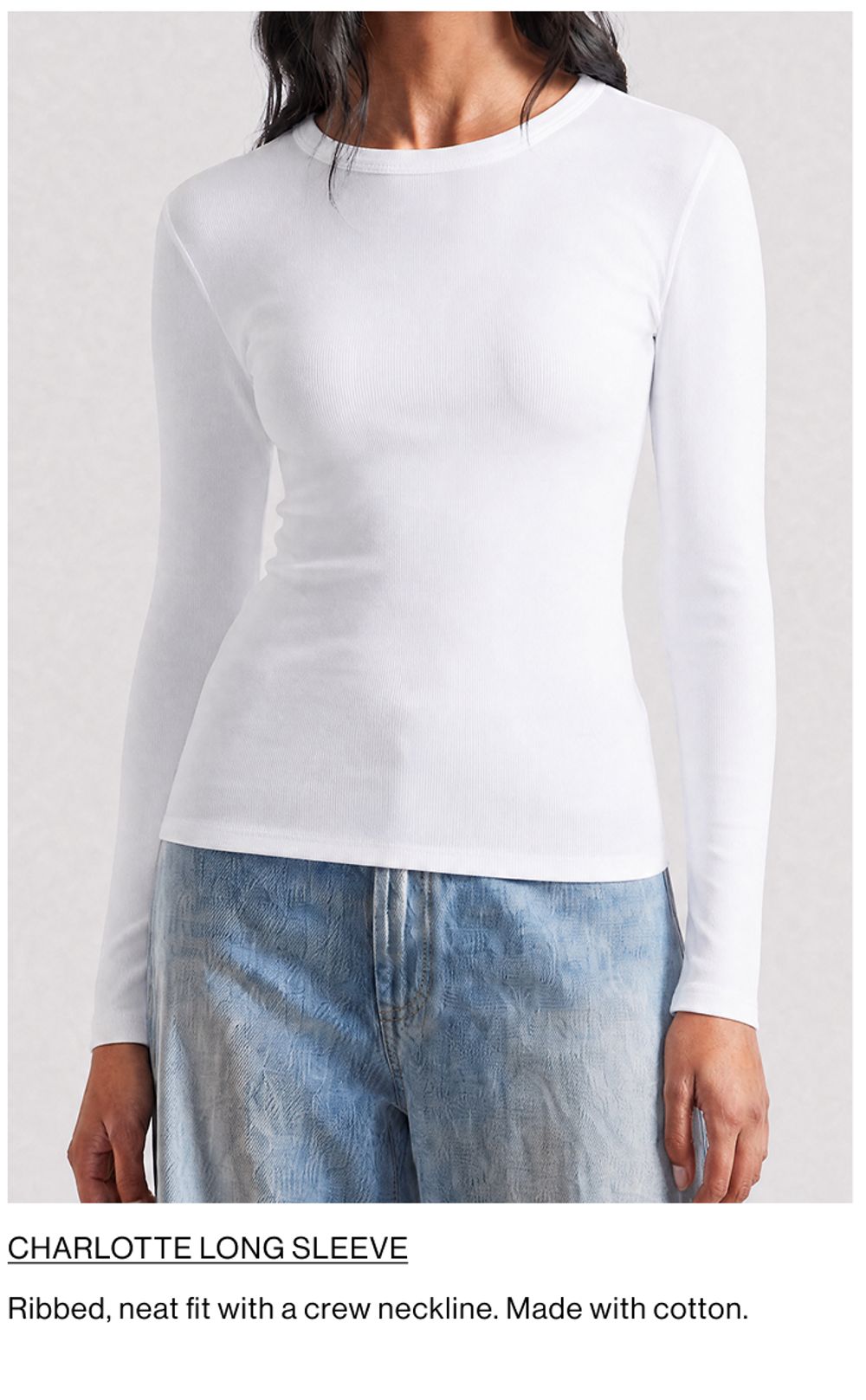 SHOP THE CHARLOTTE LONG SLEEVE