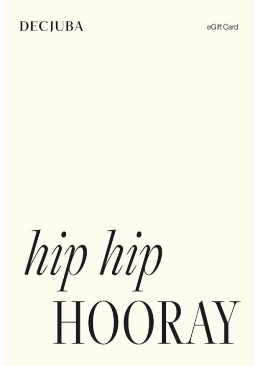 HIP HIP HOORAY