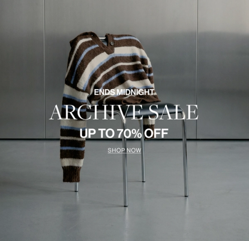 Archive sale up to 70% off