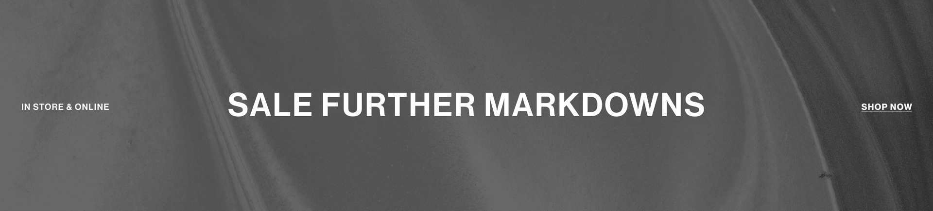 GIF of images. Text reads 'sale further markdowns'