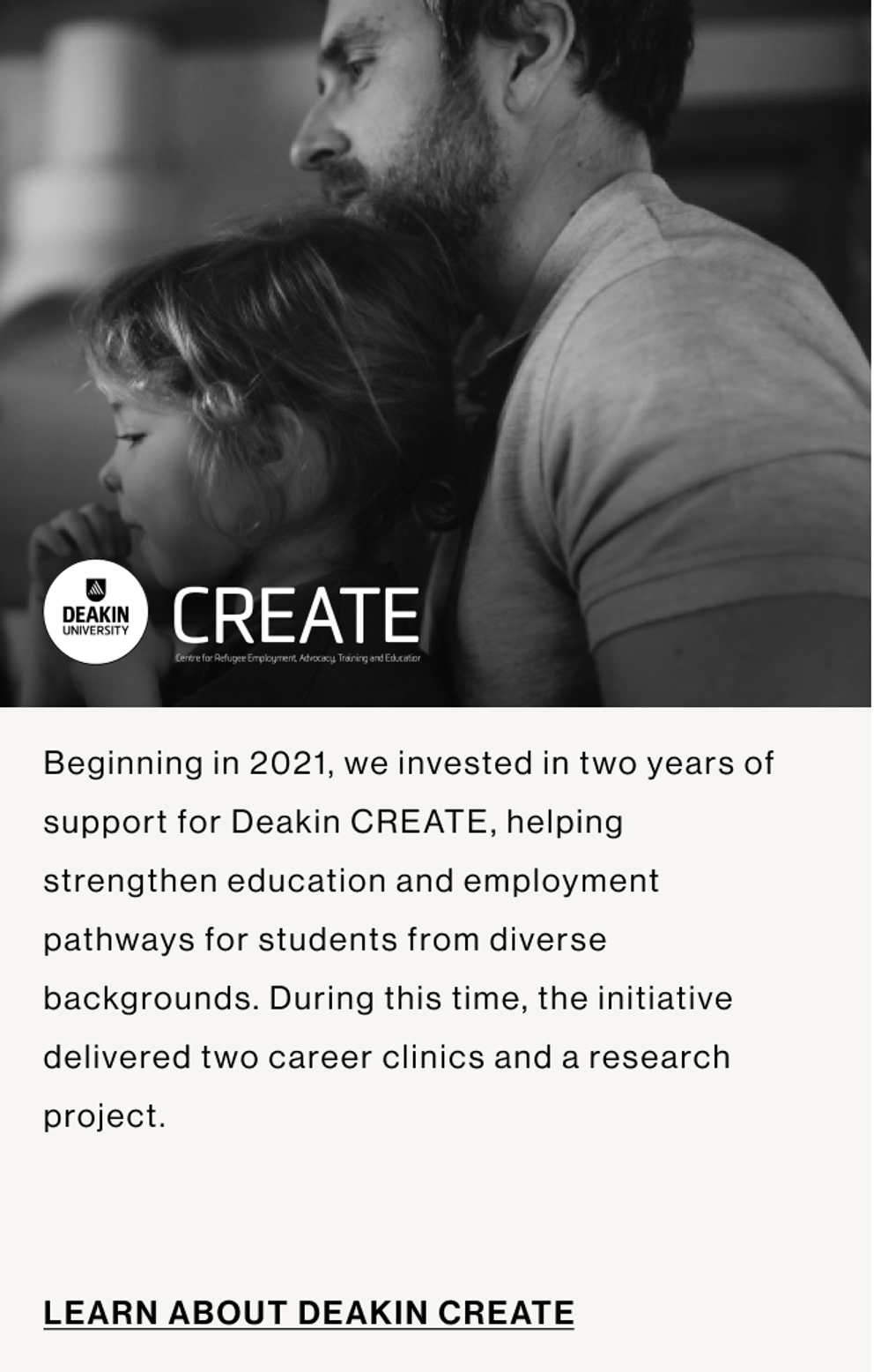 DEAKIN UNIVERSITY CREATE
