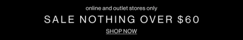 Text that reads online only up to 70% off sale shop now