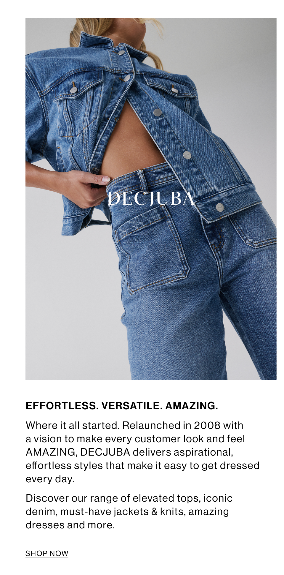 Decjuba Our Story