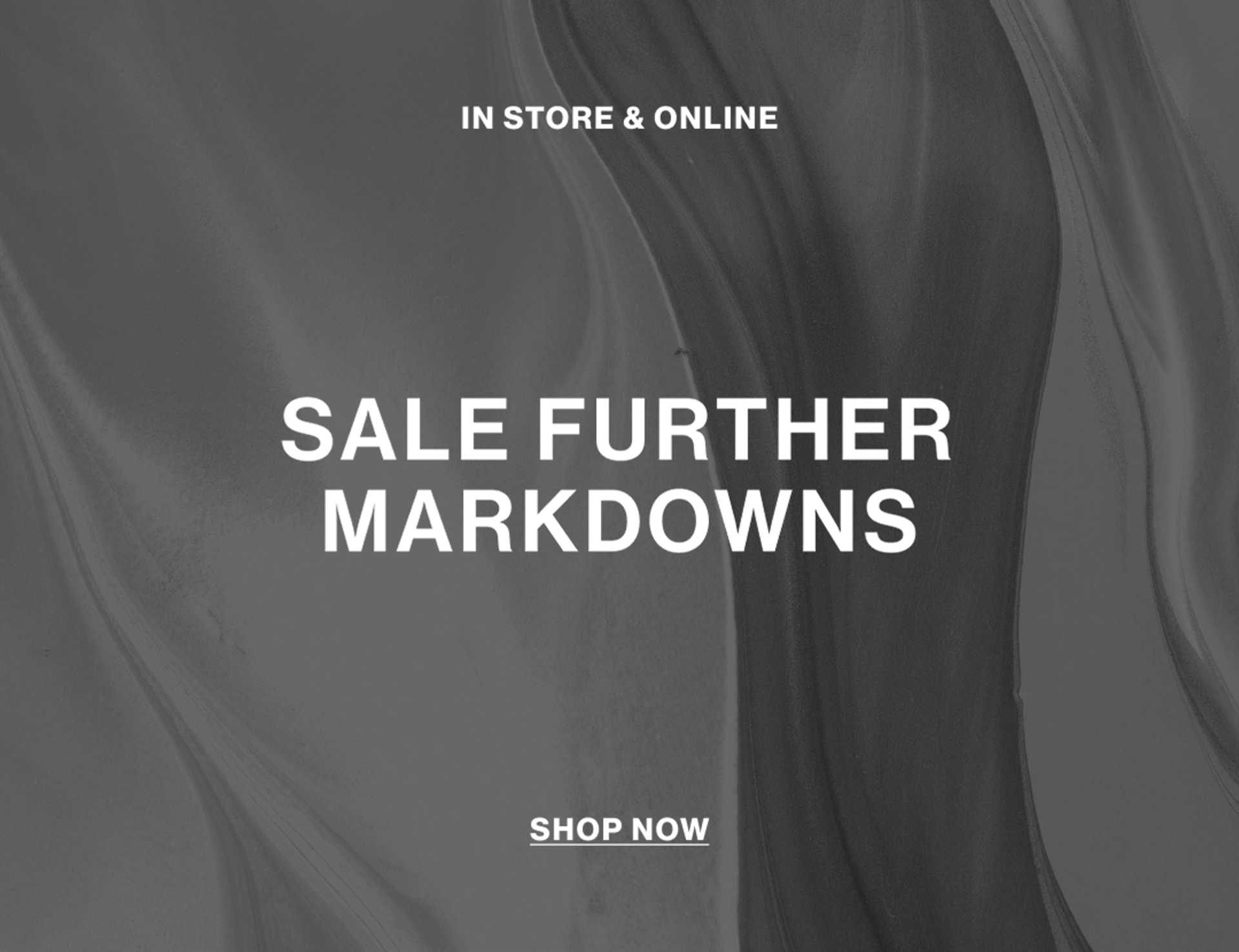 GIF of images. Text reads 'sale further markdowns'