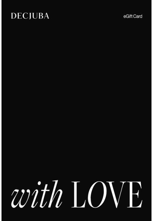 WITH LOVE