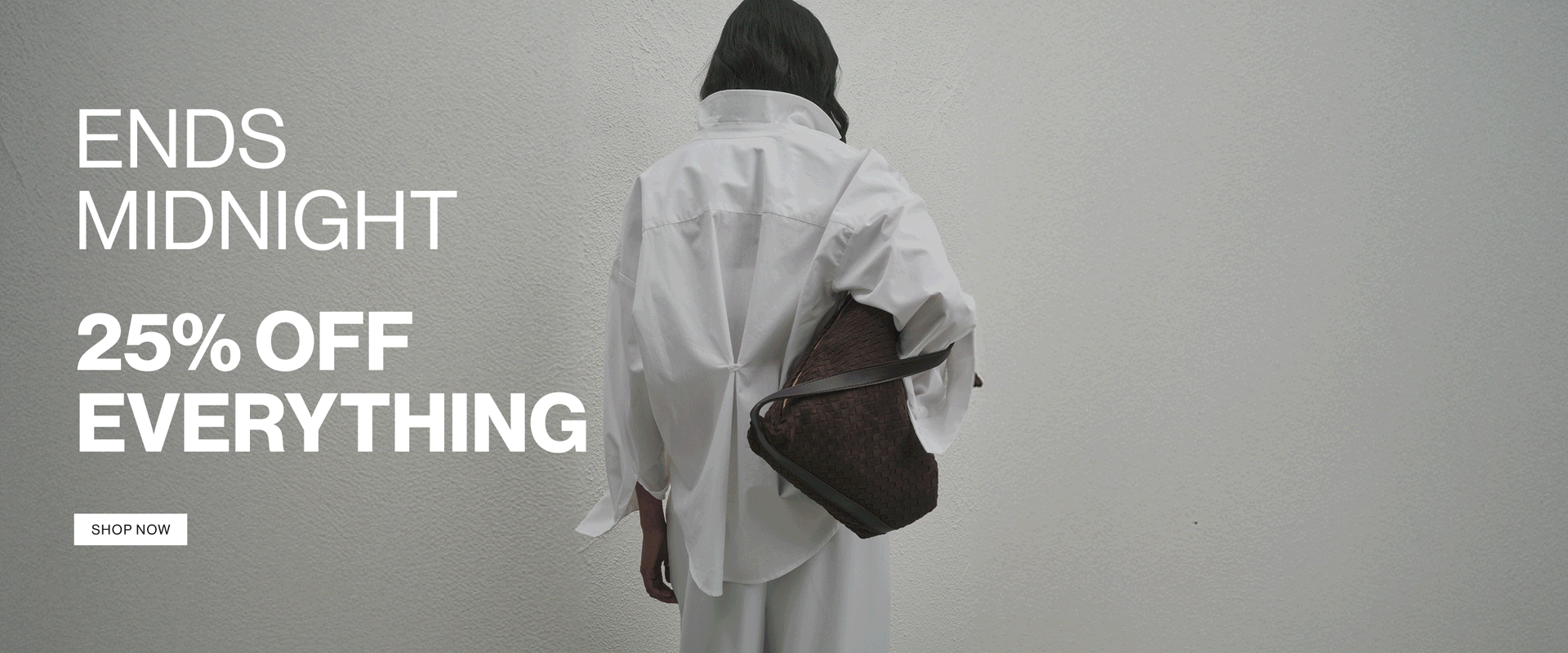 GIF of images. Text reads "25% off everything"