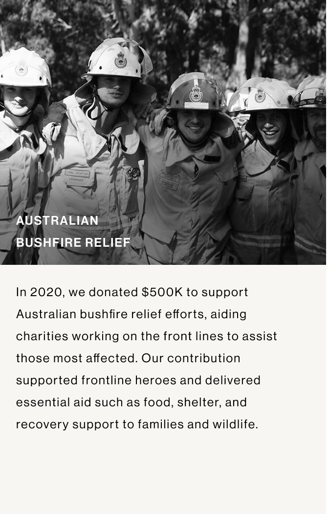 AUSTRALIAN BUSH FIRE RELIEF
