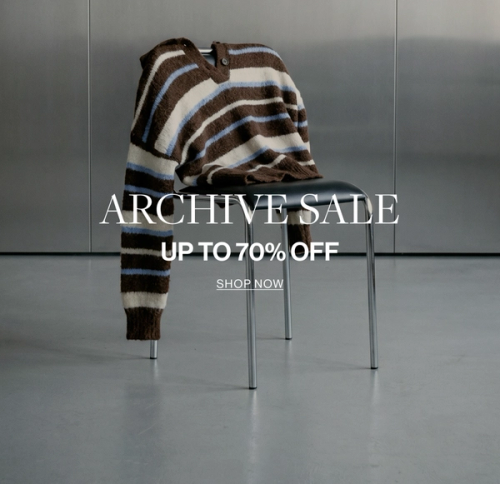 Archive sale up to 70% off