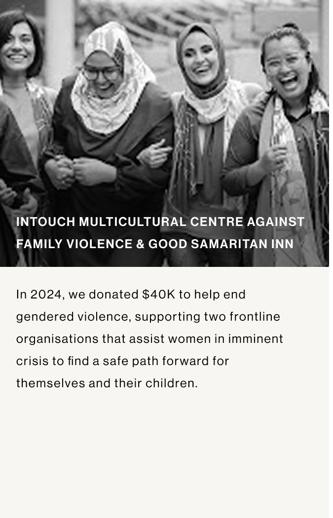 INTOUCH MULTICULTURAL CENTRE AGAINST FAMILY VIOLENCE & GOOD SAMARITAN INN
