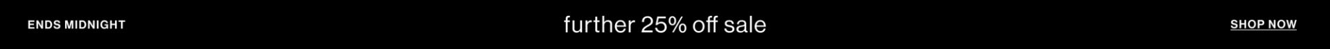TAKE A FURTHER 20% OFF SALE