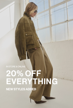 20% OFF EVERYTHING NEW STYLES ADDED