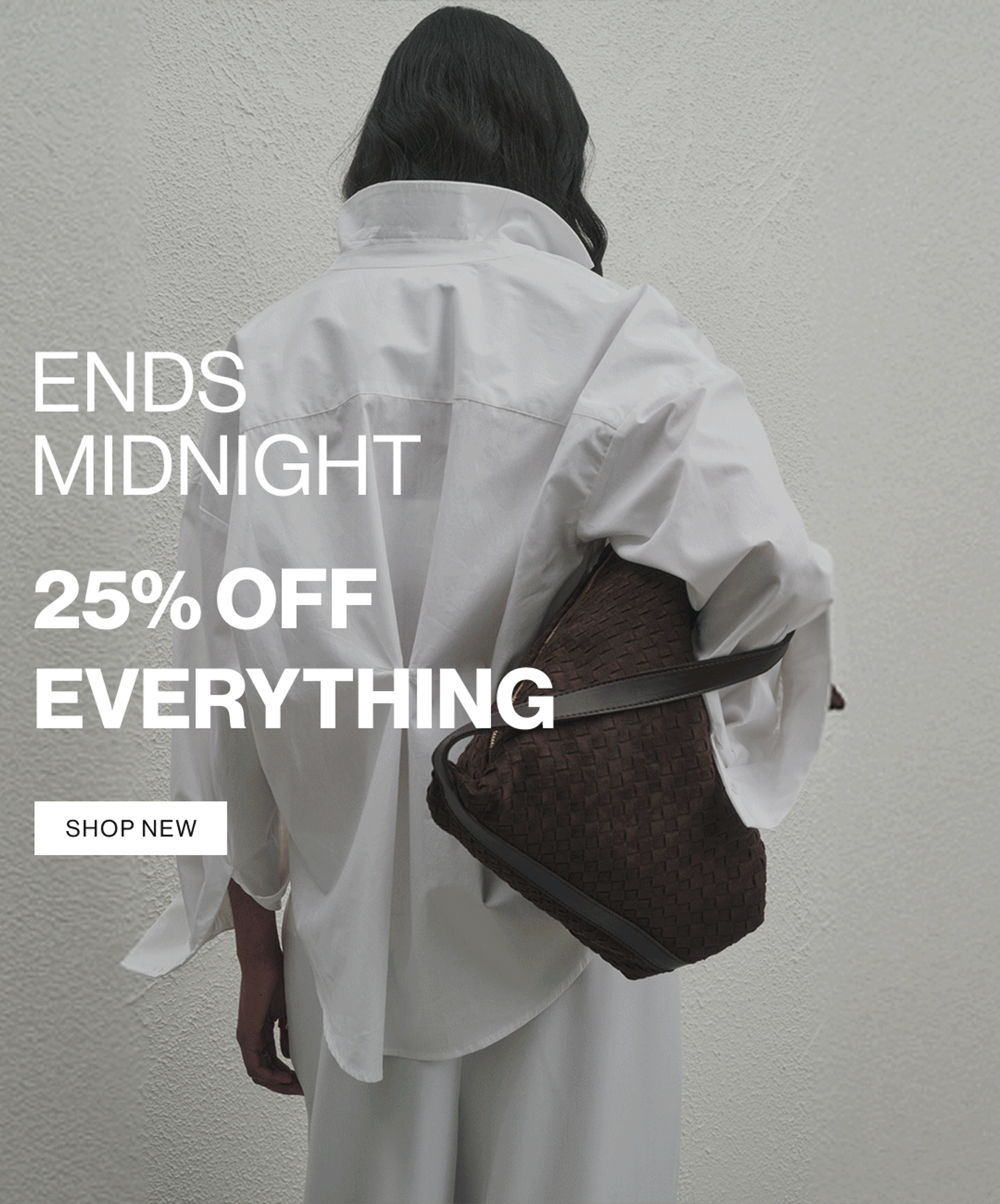 GIF of images. Text reads "25% off everything"