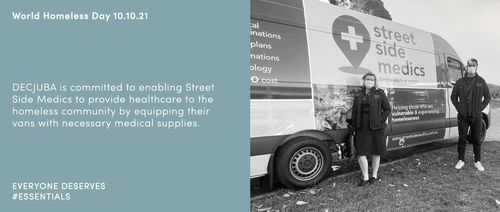 DECJUBA SUPPORTS STREET SIDE MEDICS