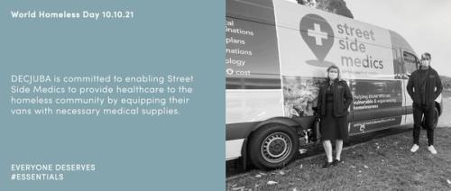 DECJUBA SUPPORTS STREET SIDE MEDICS