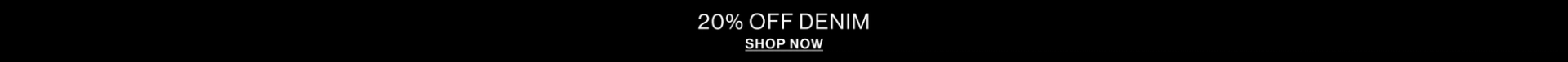 20% OFF DENIM