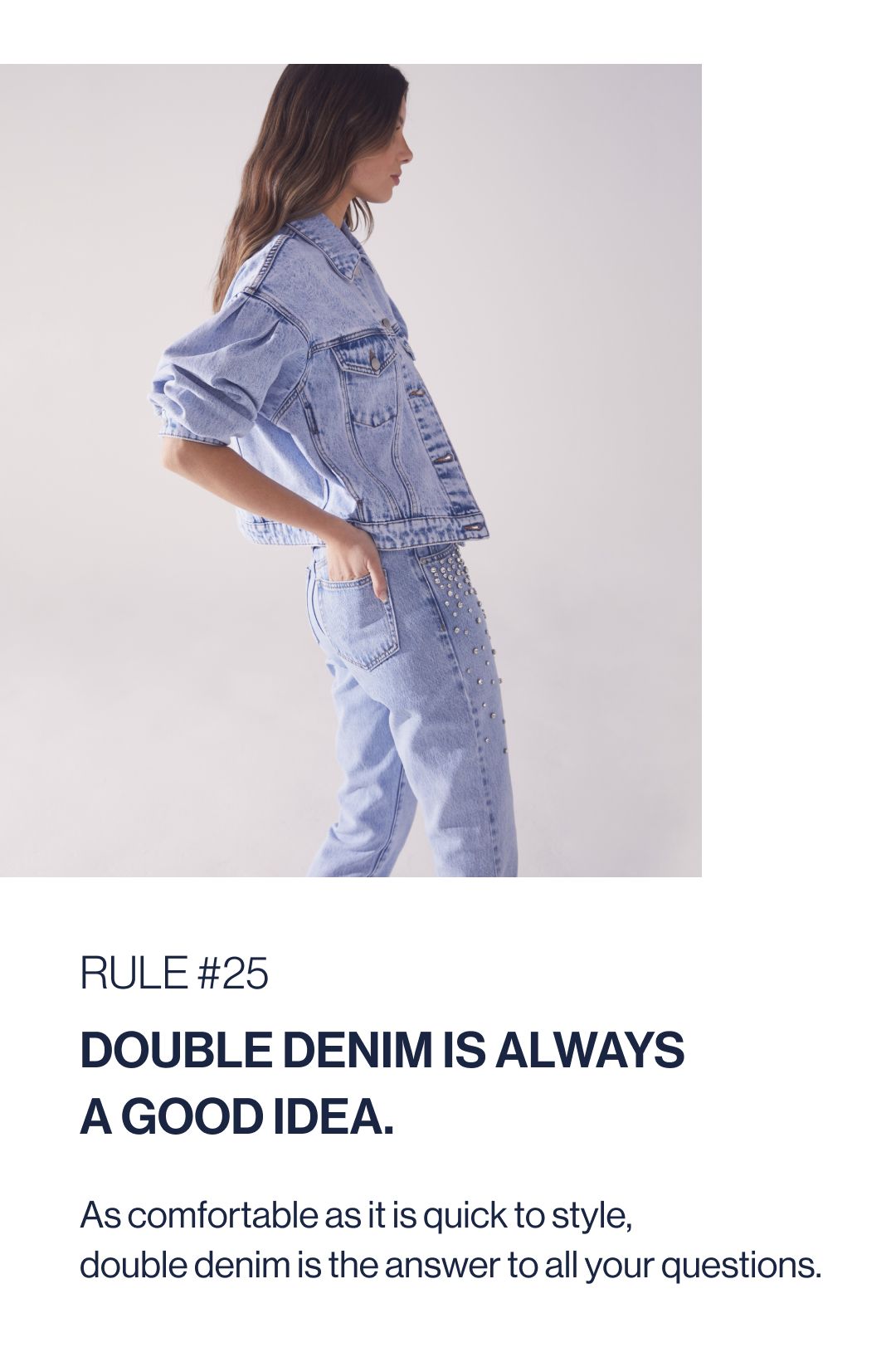 DOUBLE DENIM