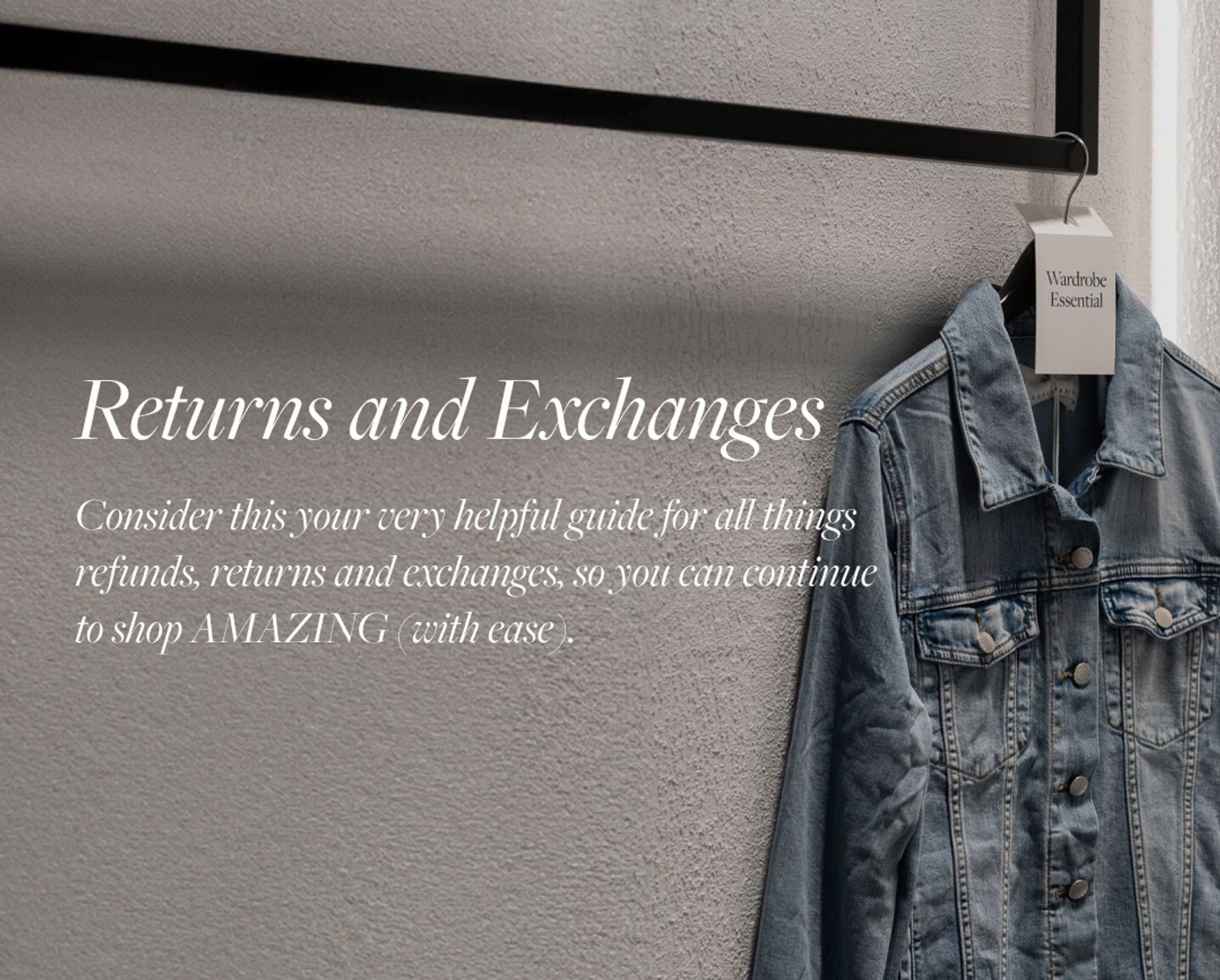 Returns and exchanges