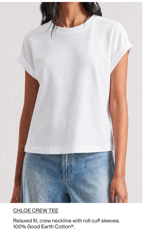 CHLOE CREW TEE