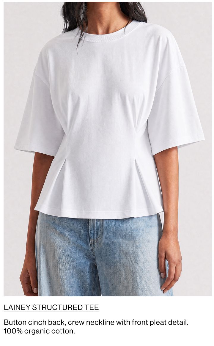 LAINEY STRUCTURED TEE