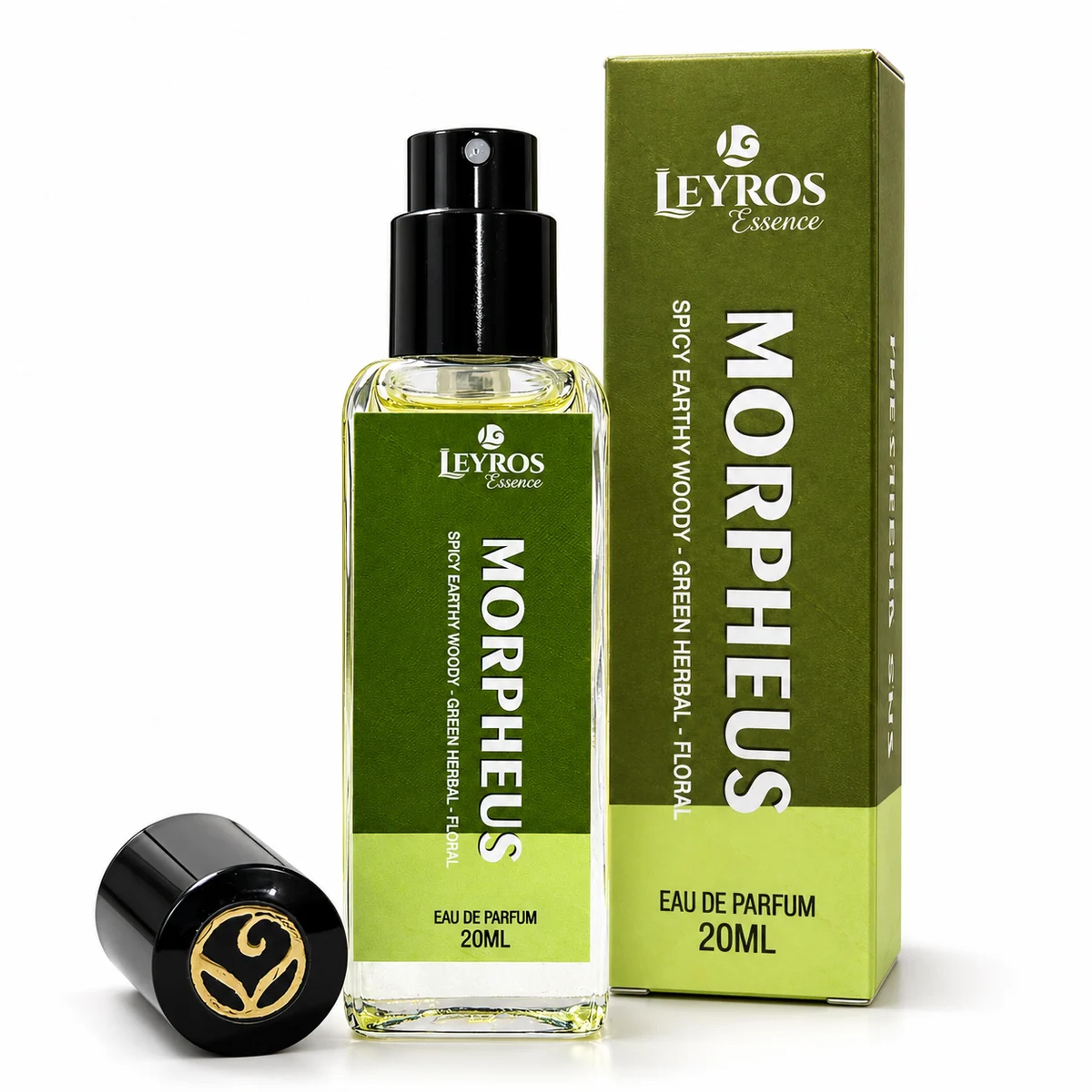 Morpheus Eau de Parfum 20ml | Spicy, Earthy & Woody | Green Herbal Perfume for Men product image 2