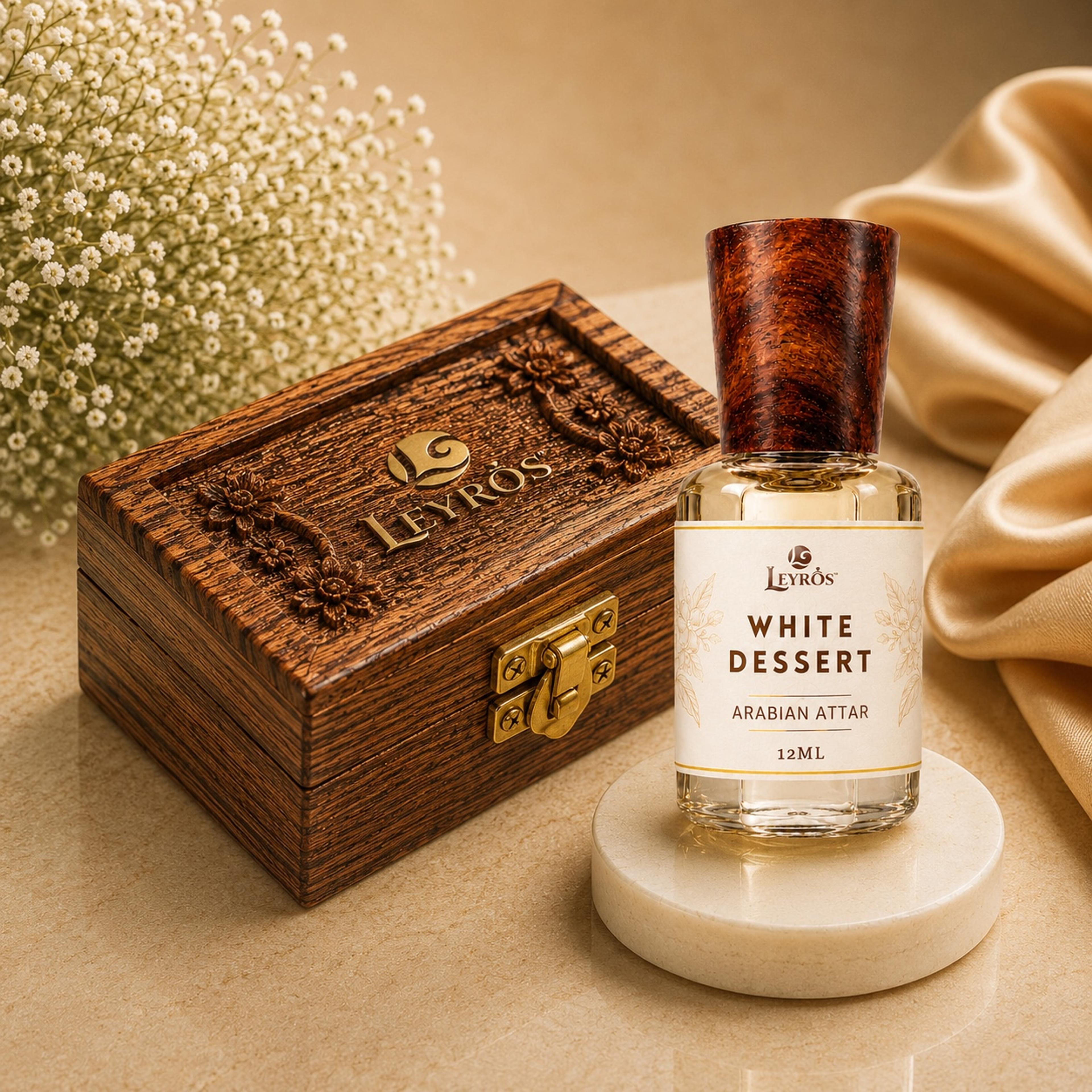 Attar White Dessert-Premium Arabian Roll-on Pure Oil (12ml)