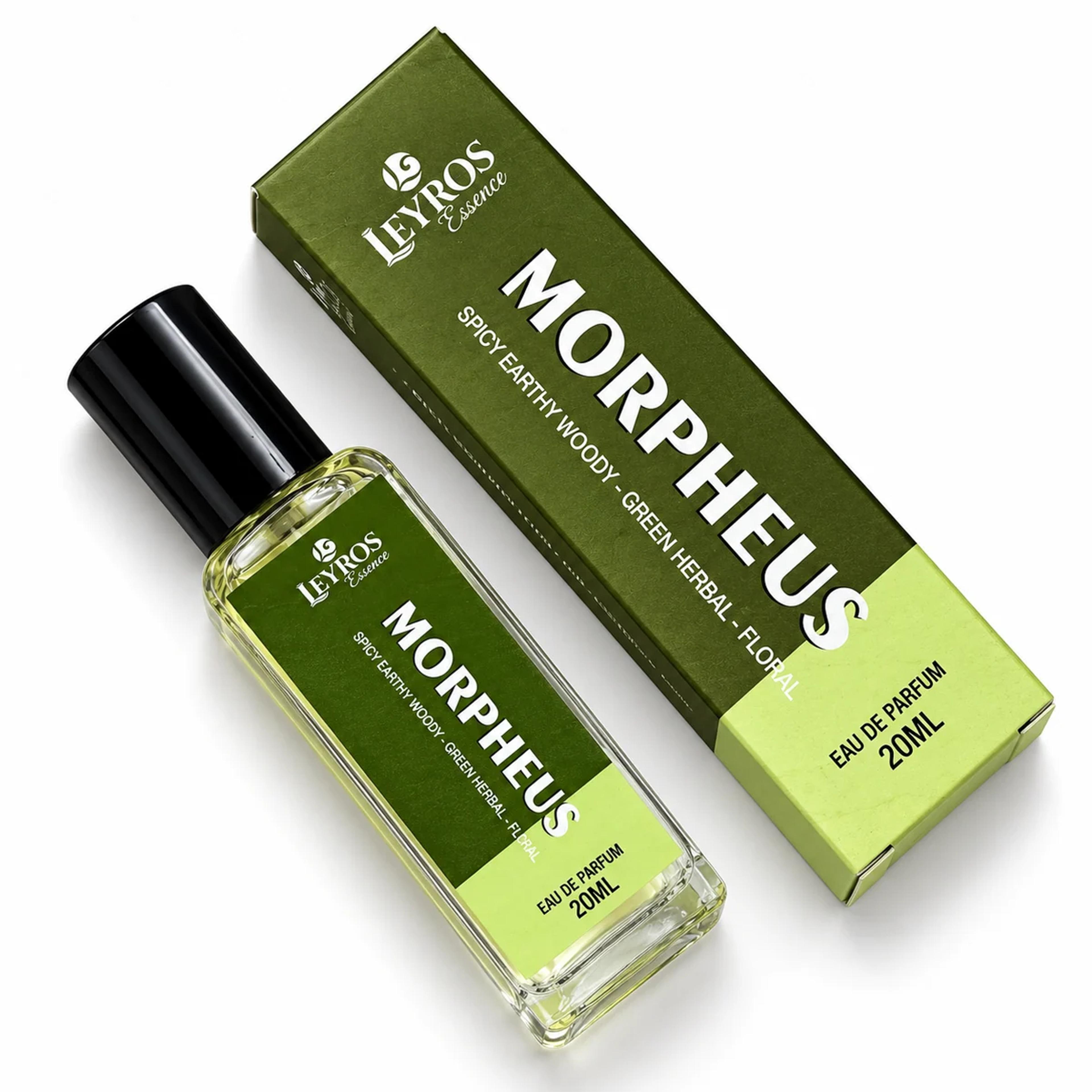 Morpheus Eau de Parfum 20ml | Spicy, Earthy & Woody | Green Herbal Perfume for Men product image 6