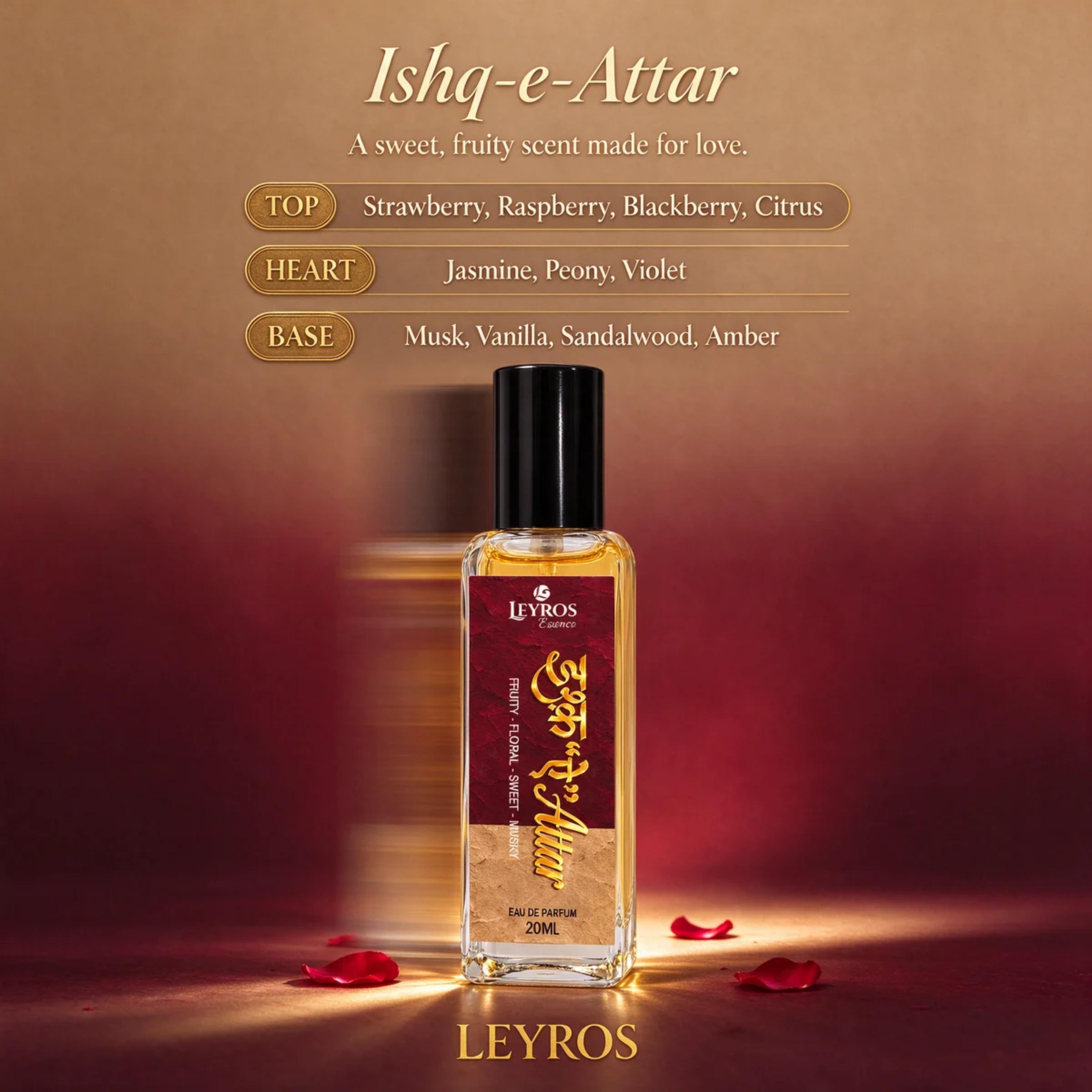 Ishq-e-Attar Eau de Parfum 20ml | Fruity, Floral & Sweet | Romantic Perfume for Women product image 3