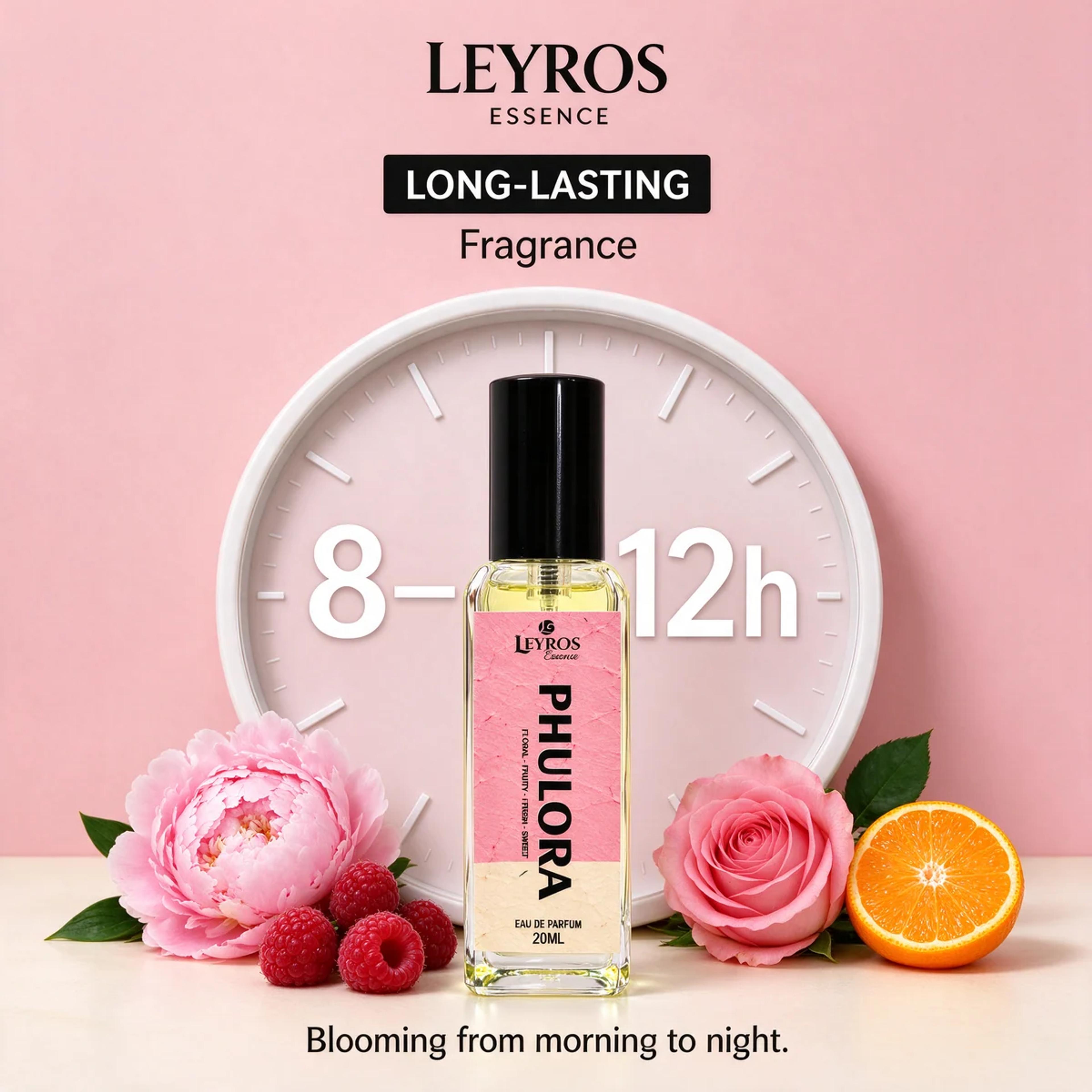 Phulora Eau de Parfum 20ml | Floral, Fruity & Fresh | Sweet Floral Perfume for Women product image 6