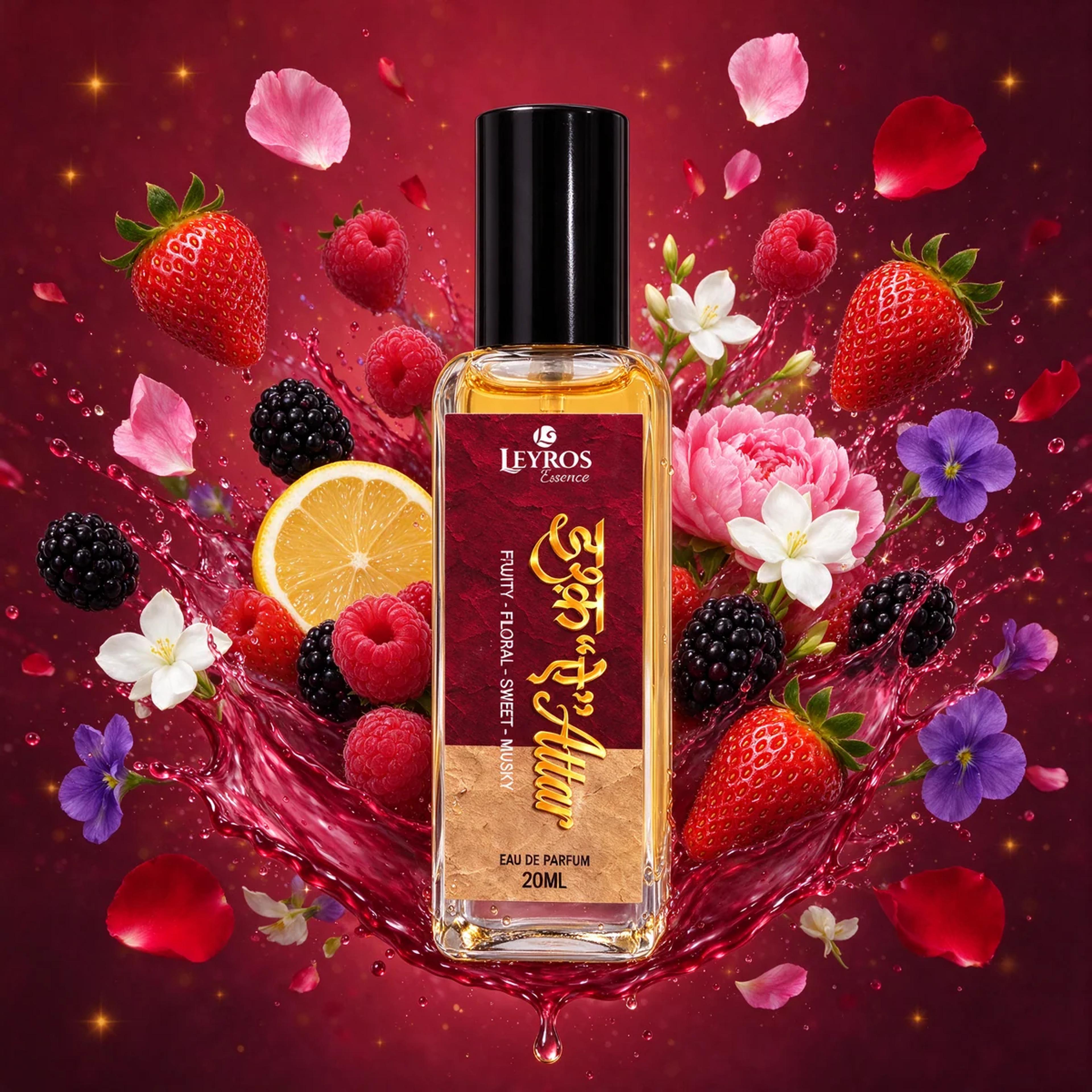 Ishq-e-Attar Eau de Parfum 20ml | Fruity, Floral & Sweet | Romantic Perfume for Women