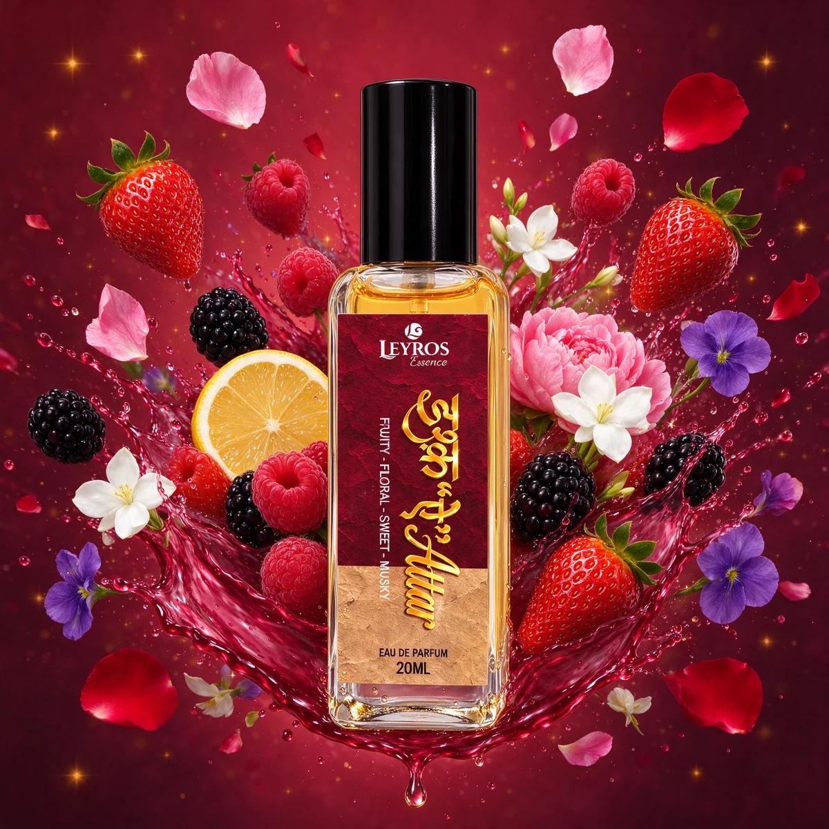 Ishq-e-Attar Eau de Parfum 20ml | Fruity, Floral & Sweet | Romantic Perfume for Women