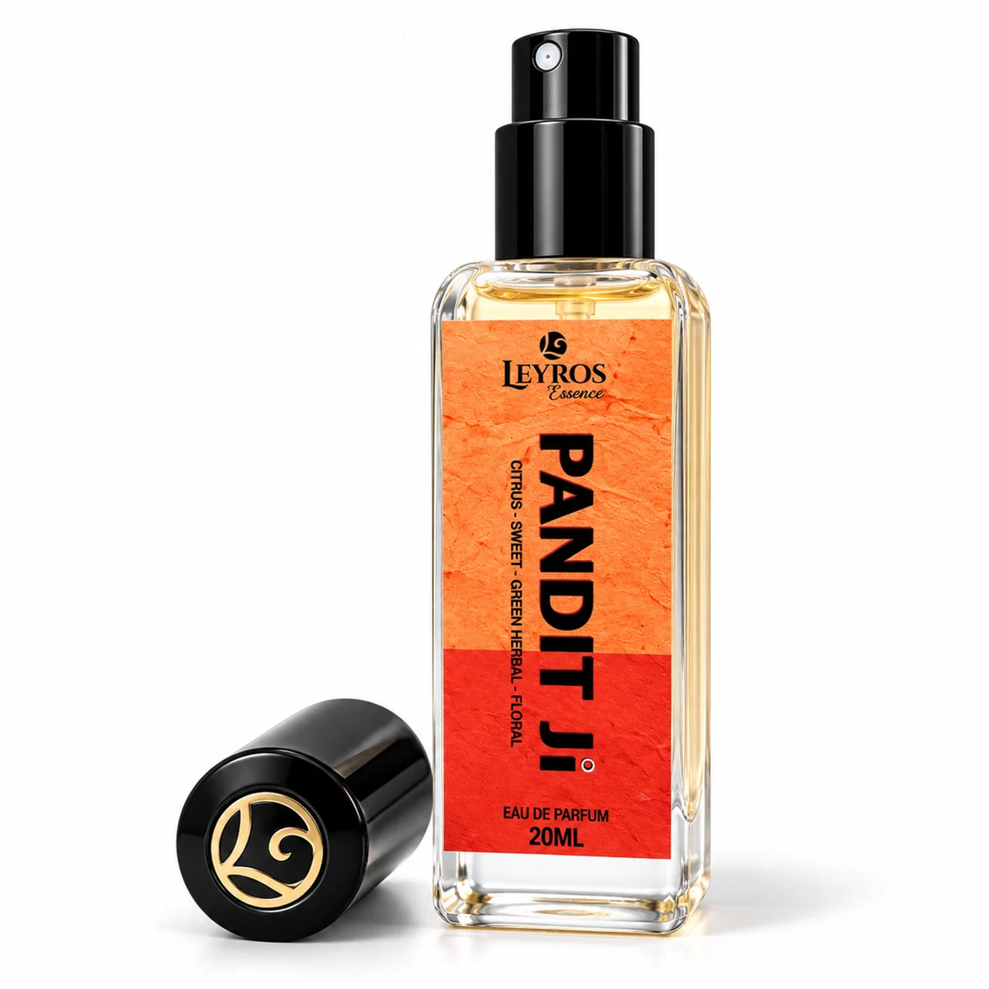 Pandit Ji Eau de Parfum 20ml | Fresh Rose, Citrus & Sandalwood | Fresh Floral Perfume product image 9