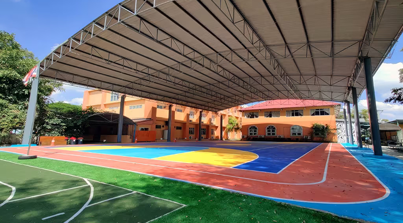 Invictus Pathum Thani' Campus Courtyard